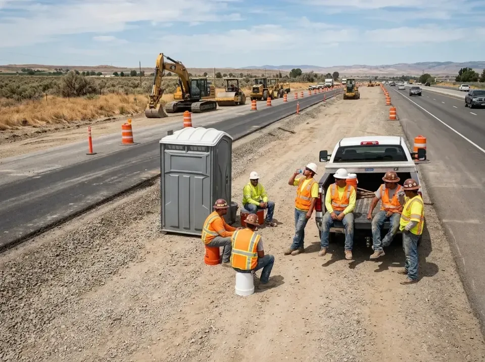 highway-road-construction-crew-007 — frequently asked questions, Porta Potty and Restroom Rentals in Franklin, VA